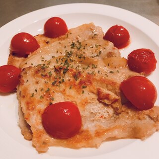 豚肉とトマトのドレッシング炒め